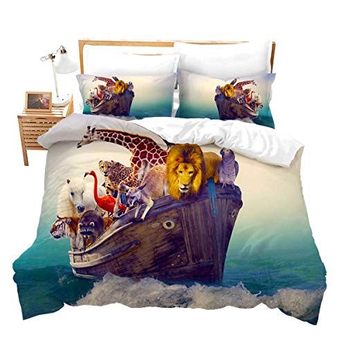 Juego de Funda de edredón Cama Individual,de