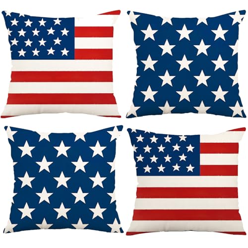 MAZSHTTD 4th of July Decorative Pillows 18 x...