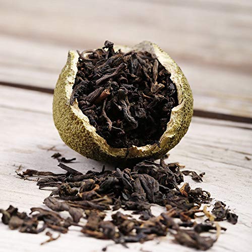 Amazon.co.jp: Bacilio プーアール茶【青柑 プーアル茶 】小青柑礼品罐