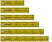 White Water Archery Non-Laminated Yellow Genesis 27:3 Scripture Archer Cross Arrow Wraps 15 Pc Pack Choose Length Width (8, 1.25)
