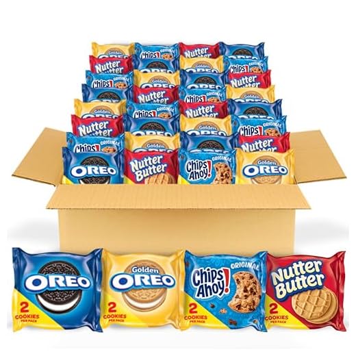 OREO Original, OREO Golden, CHIPS AHOY! & Nutter Butter Cookie Snacks Variety Pack, 56 Snack Packs (2 Cookies Per Pack)