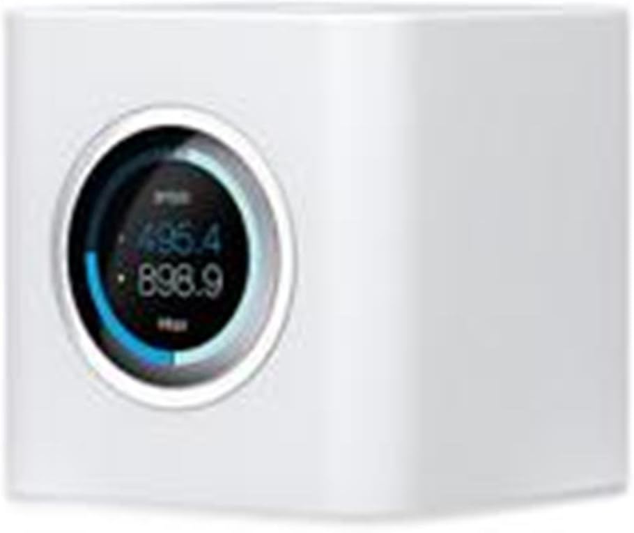 HD WiFi Router by Ubiquiti Labs, Seamless Whole Home Wireless Internet Coverage, HD WiFi Router with Touchscreen Display, 4 Gigabit Ethernet, 1 WAN Port, Ethernet Cable, Expandable Mesh System