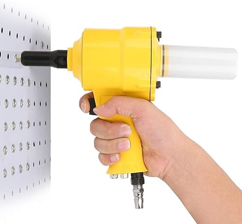 KP-705P Remachadora neumática Grip Rivet Gun Air Powered Riveting Tool 0.094-0.189 in Adecuado para clavo de aluminio/clavo de acero