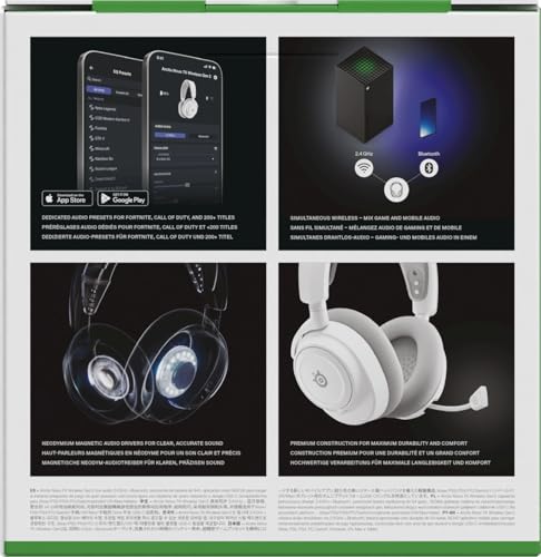 SteelSeries Casque sans fil Arctis Nova 7X multi-plateforme Gen2-Contrôle des applications en temps réel - 50H+ -Haut-parleurs magnétiques en néodyme -Mixable 2,4GHz/Bluetooth-Xbox,PC,Switch1/2,Mobile