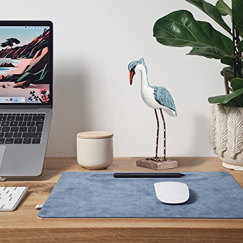 Evinis Wooden Seagull Figurine, 2 Pcs Hand Painted Nautical Sea Bird Statue Coastal Beach Home Decor Rustic Vintage Creative Indoor Art For Table Desk Office Bird Decor #TOP4