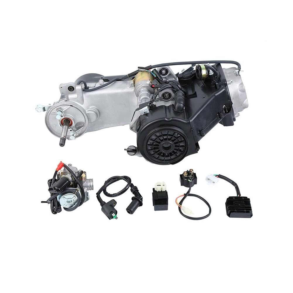 Carburatore 743 Millimetri per GY6 150cc Motore Completo 4 Tempi GY6 125CC-150CC Motore Scooter ATV Go Kart Motore Ciclomotore CVT Motore Set Carburatore Carb