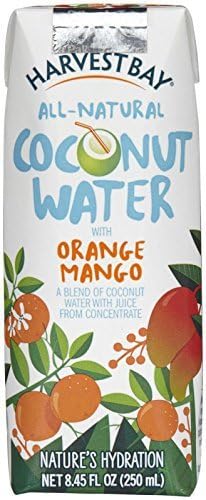 Harvest Bay - All-Natural Coconut Water RTD with Orange Mango - 8.45 oz(pack of 3)