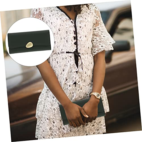 1Pc Ladies PU Wallet Long Money Bag with Zipper for Cards Cash and Coin Storage Compact Multi Compartment Design for Travel Shopping Daily Use3