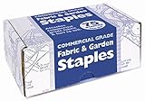 Easy Gardener Fabric & Garden Staples Attaches Landscape Fabric and Turf to Soil (4 inches x 1 inch)...