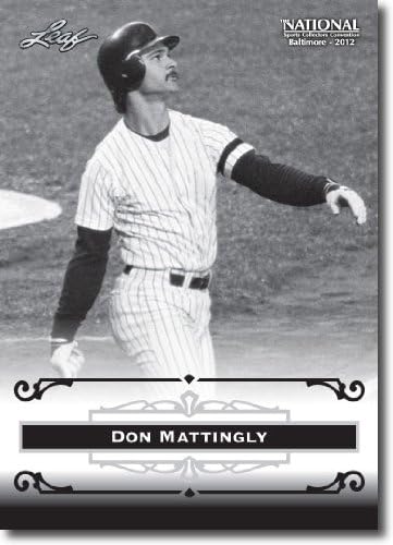 2012 Leaf HOF Baltimore National Sports Collector Promo #DM1 Don Mattingly - New York Yankees (MLB Legend)(Collectible Trading Card)