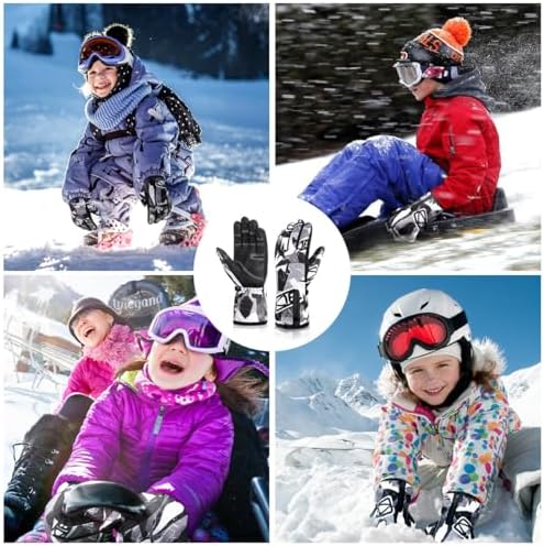 krosa -20℉ Winter Gloves for Men Women & Kids Made with 3M Insulation, 5-Layer Waterproof Snow Ski Gloves, 10 Touchscreen Finger Cold Weather Gloves - Image 6