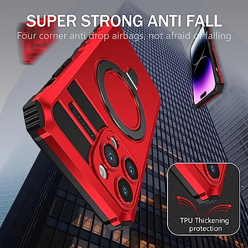 Coque iPhone 14 Pro Max robuste antichoc et anneau support magnétique intégré - 2