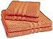 Produktbild Traumhaft Schlafen - Castell - Markenbettwäsche 0100144 Frottier Duschtuch/Handtuch-Set (Baumwolle) 2x 50x100 cm + 2x 70x140 cm nektarine
