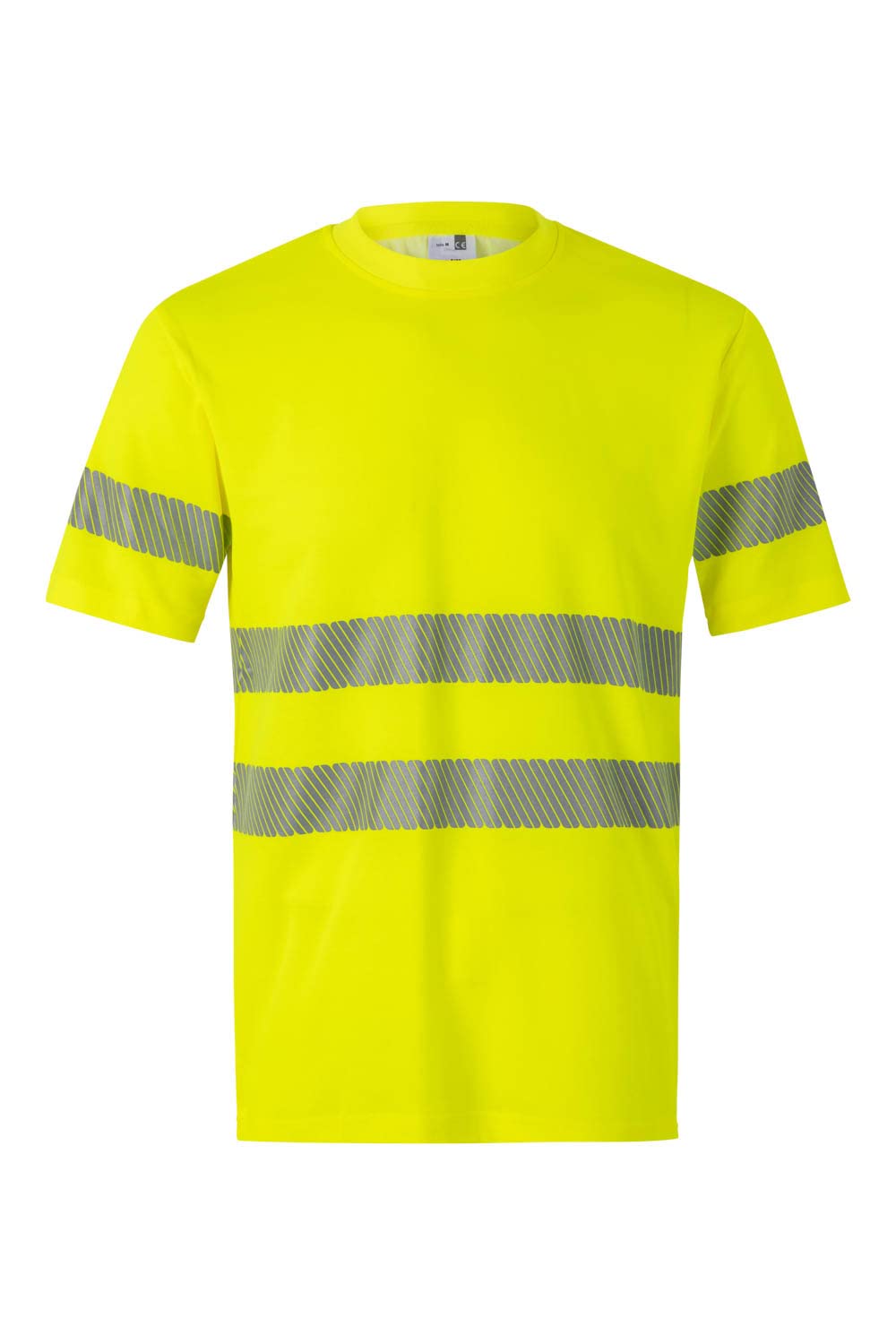 VELILLA 305508; Camiseta de Alta Visibilidad en Algodón, Manga Corta con Cinta Segmentada