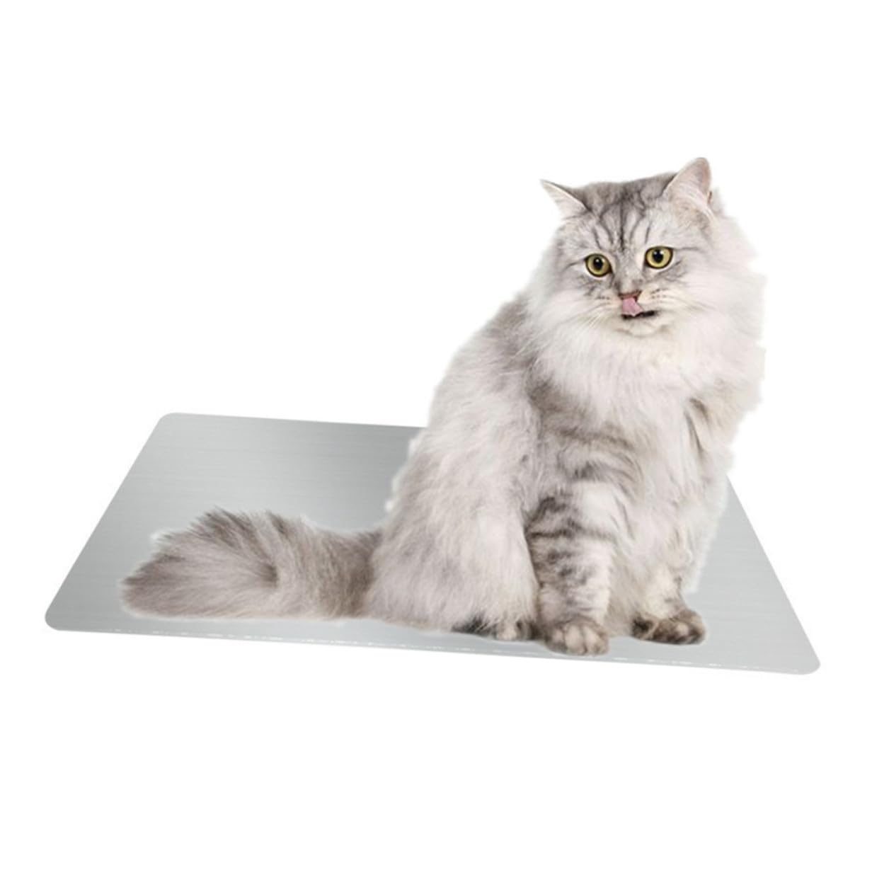 DOITOOL Tavola Rinfrescante in Alluminio per Gatti e Cani, Superficie Liscia, per l'Estate, Riduce la Temperatura Corporea degli Animali