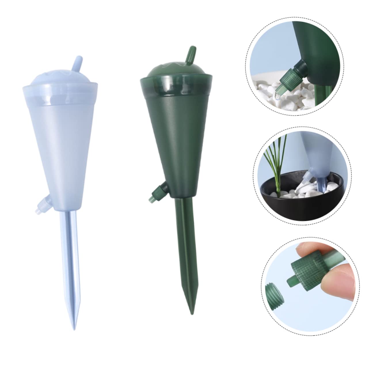 SUPVOX 2 Set Gocciolatore A Cono All'aperto Che Perde Irrigazione Solare Spray Kit Giardinaggio Kit da Giardinaggio Abbeveratoio Automatico Irrigatore Automatico per Piante Pp 2 Pezzi * 2