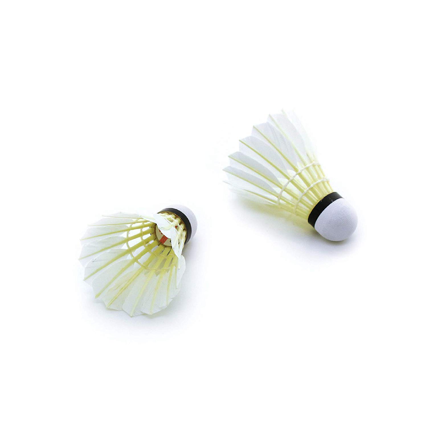 Gmefvr Badminton Racquets Accessory (Duck Feather Shuttle Cock Pack of 10, multicolor)-image-45