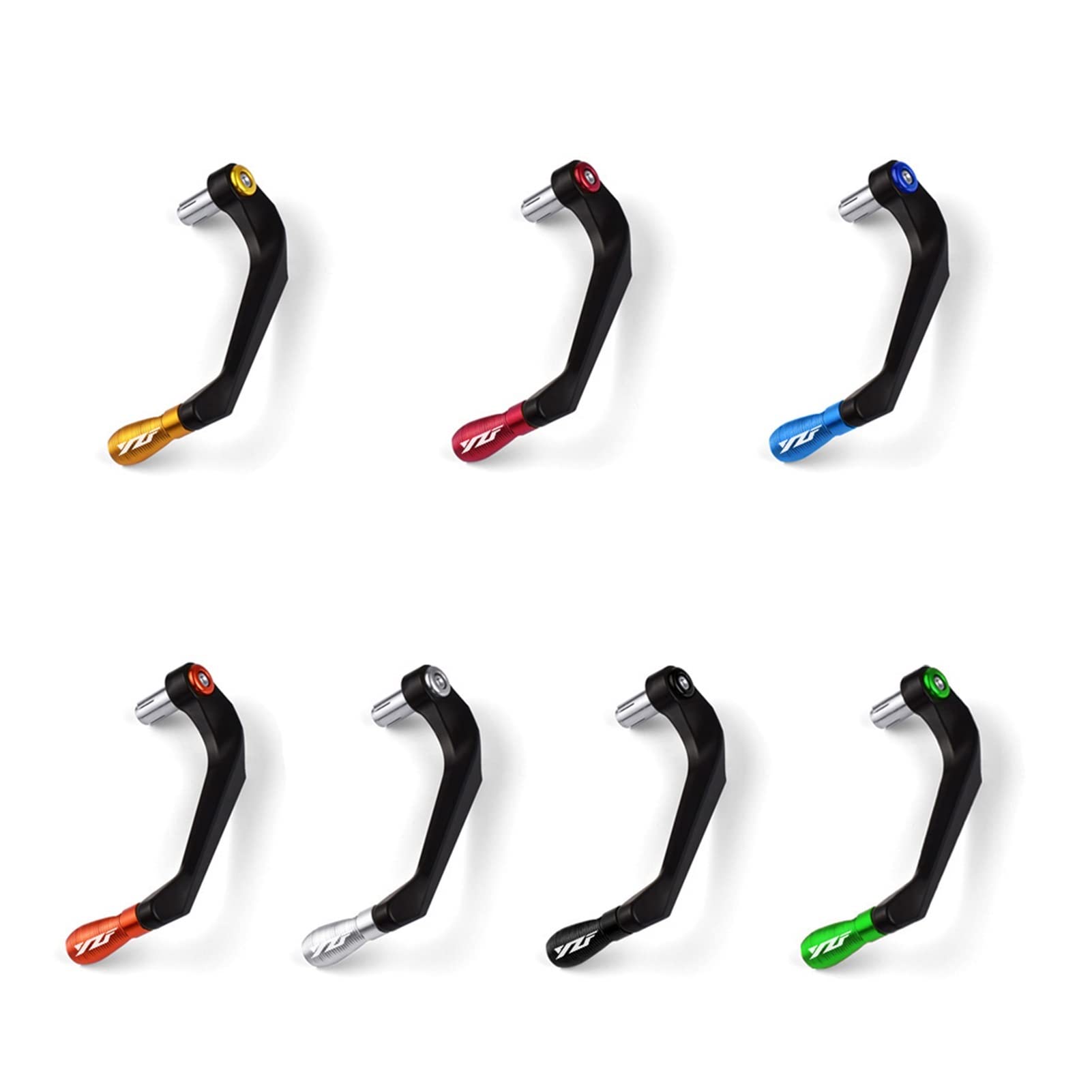 Protège-mains Moto En Aluminium Pour Yamaha YZF R3 R6 R1 Etc. - Guidon 7/8" 22mm - Protection Leviers Frein Et Embrayage - Or