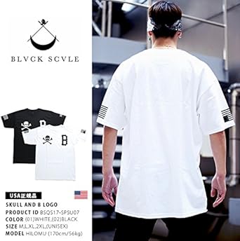 激安通販 ブラックスケール Scale 海外限定 Black スカル 黒 シャツ トップス