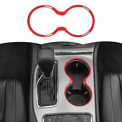 Porte-gobelet rouge haut de gamme pour habitacle Jeep Grand Cherokee