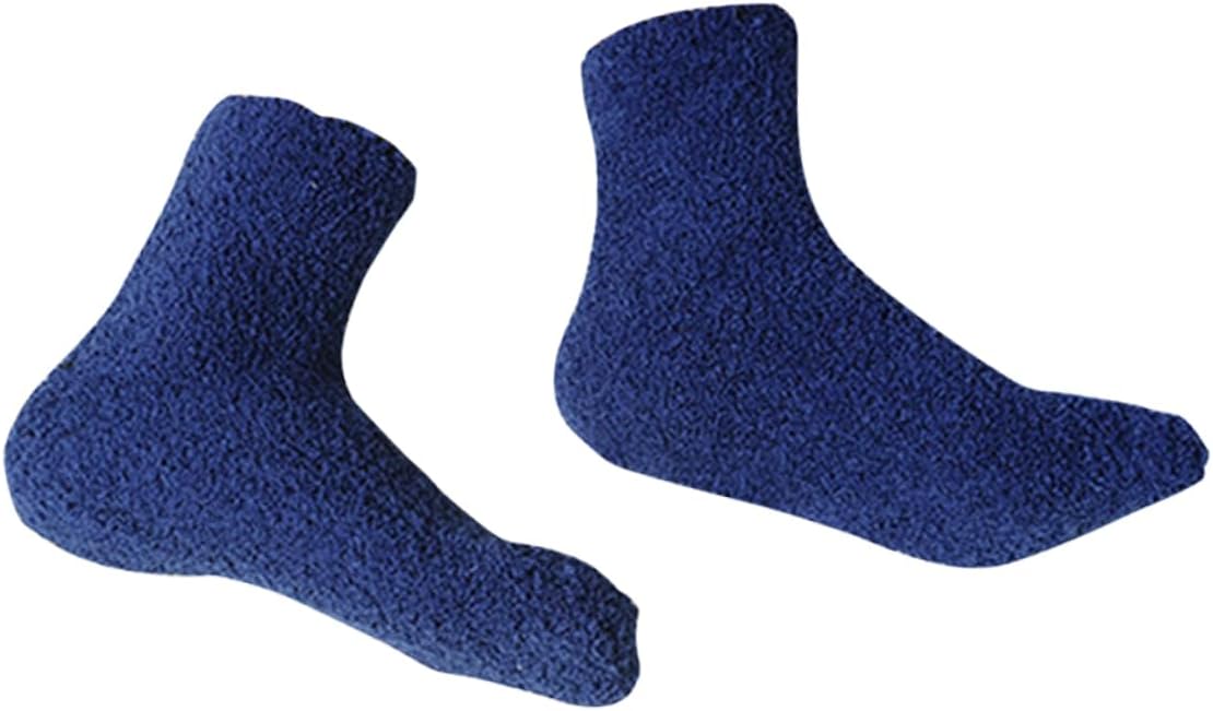 Ankle Socks Cold Weather Socks Sleeping Comfy Men's Coral Fleece Thick Floor