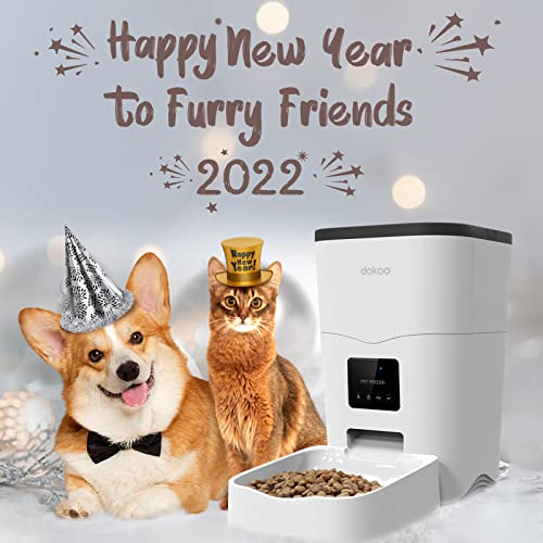 Dokoo Automatic Cat Feeder App Control - Wi-Fi Enabled Smart Cat Food Dispenser with Portion Control & Timer Setting… - Image 3