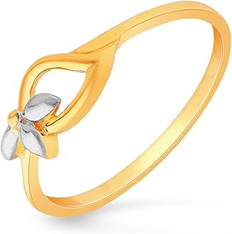 Malabar Gold & Diamonds Gold Ring for Women 22k | Pure Gold 22kt (916) BIS Hallmark Certified Finger Ring for Birthday, Engagement, Anniversary & Festive Gift