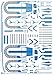 Polar Lights Star Trek U.S.S. Excelsior Aztec Decal Set