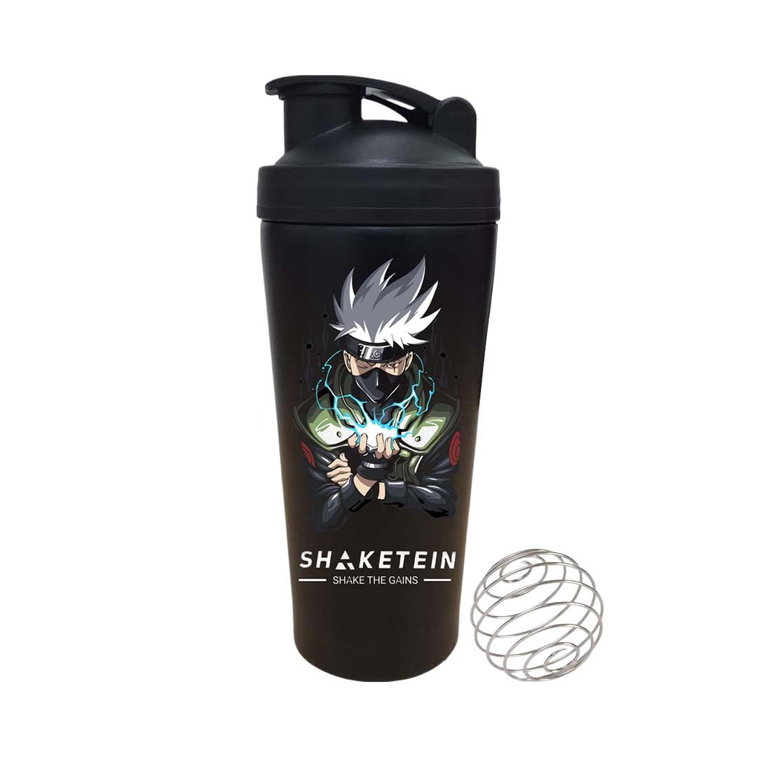 UJNAS Stainless Steel Shaker Bottle For Gym (Black KAKASHI EDITION animated)- Shaketein 100% Leak and spill proof, Ideal For Protein shakes, Pre Workout, 850 milliliter (kakashi_01black) (B0DD8PB8HV) Amazon Price History, Amazon Price Tracker
