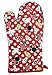 Disney Oven Mitt Pot Holder & Dish Towel 3 pc Kitchen Set (Minnie Mouse Red)