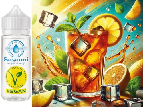 Thé glacé citron arôme concentré rafraîchissement estival sur la terrasse
