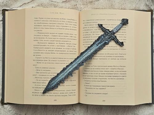 Image of Pack of 3 | D&D Nightfang Sword Bookmark - Unique 3D Fantasy Bookmark | Durable, Long-Lasting Gift for Book Lovers & Dungeons and Dragons Fans | Eco-Friendly Bioplastic