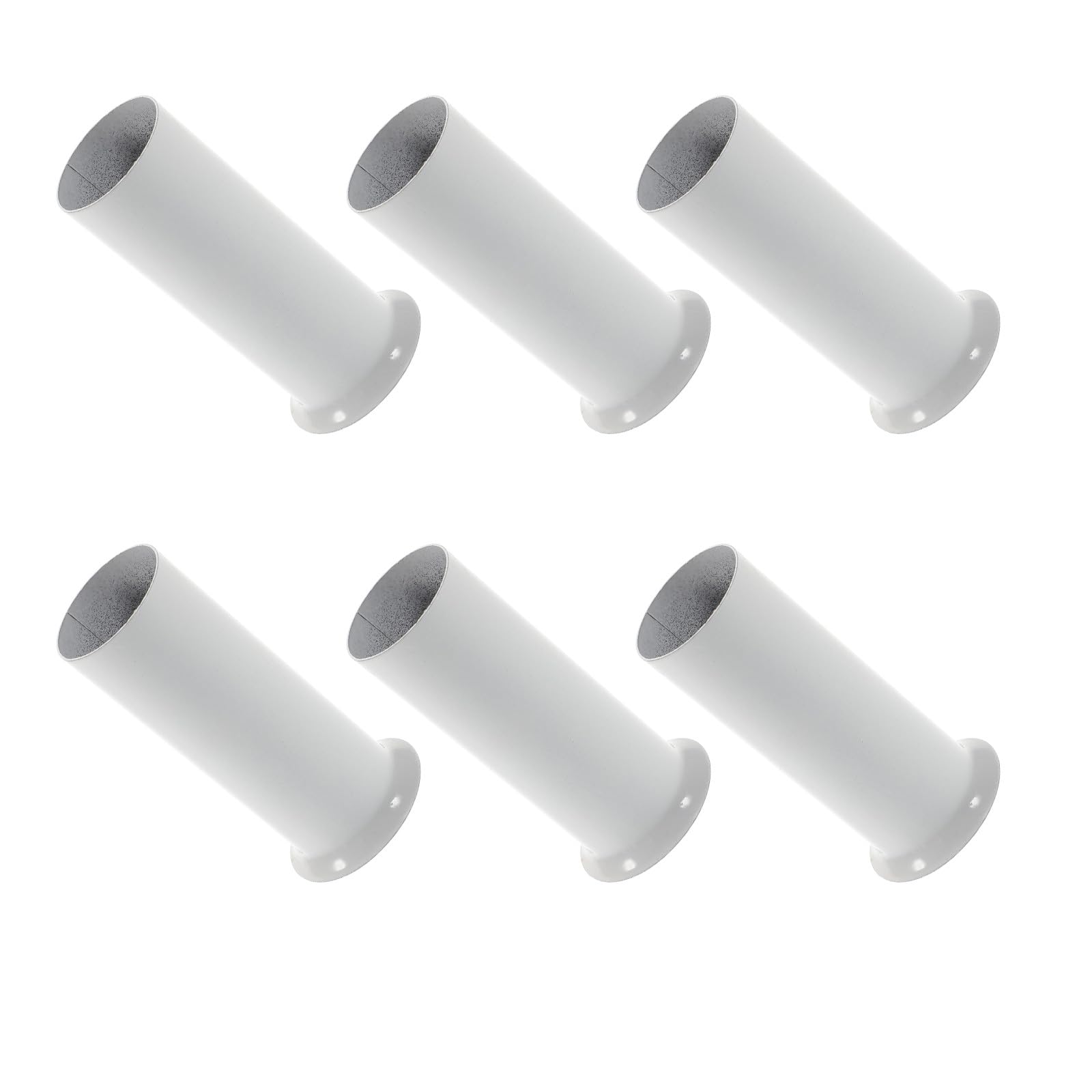 Fundas para portalámparas de araña metálicas mangas de base de candelabro marfil 30x80mm 7