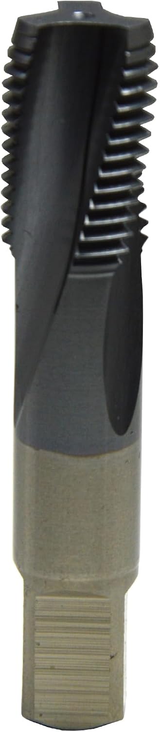 1/8-27 NPT Taper Pipe Tap Spiral Flute Cobalt HSS-E-E Precision Industrial Tapping Tool Clean Internal Threads for During High-RPM CNC for Stainless Steel Hard Alloy Steel