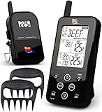 Maverick ET-733 Wireless BBQ Meat Thermometer - Includes Original Bear Paws Meat Shredder - Master the BBQ and Smoker Without Being There