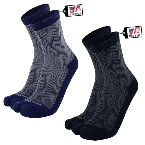 Image of Zensah Bunion Ease Sock - Corrector Relief Sock for Bunions Women and Men - Toe Separator Sock Design
