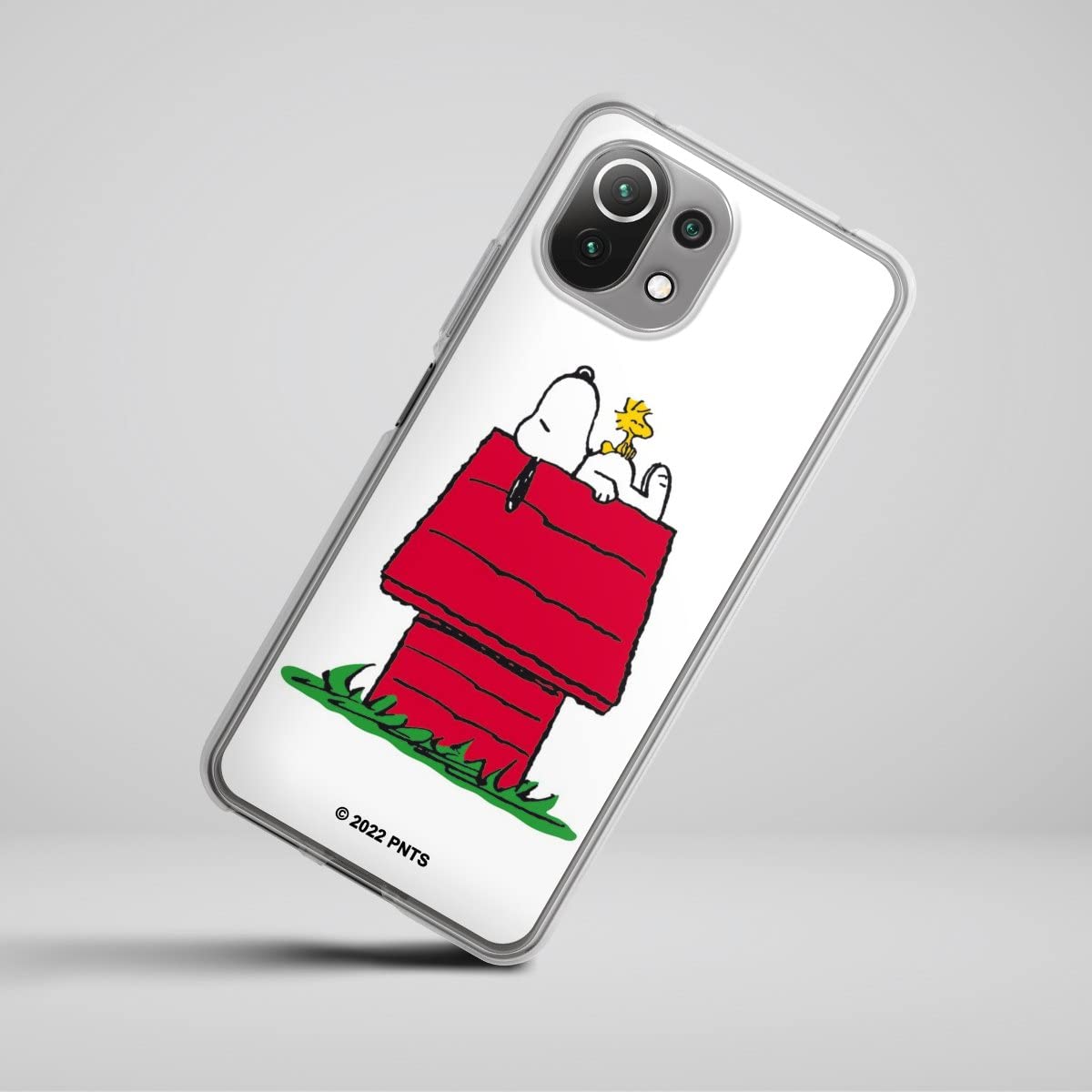 Custodia di silicone compatibile con Xiaomi Redmi Note 14 5G Custodia trasparente Cover per smartphone trasparente Peanuts Snoopy Prodotto ufficiale su licenza