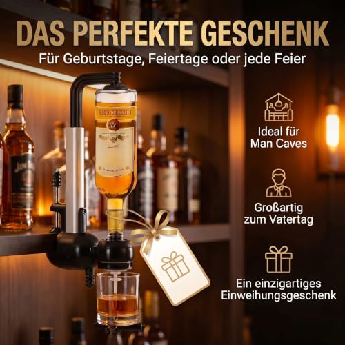 Foto von GOODS+GADGETS® Bar-Butler 4cl Spirituosen Dosierer Flaschenhalter 1-fach