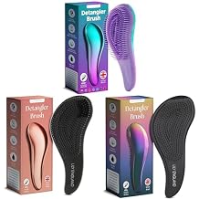 Lily England Teen Girl Gifts Trendy Stuff - Gentle Detangler Hair Brush for Curly, Thick, Straight & Natural Hair - Attractive Gift for Teen Girls with Flexible Bristles for Wet & Dry Hair