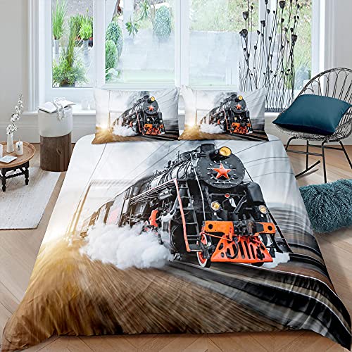 NDXRWDZR Housse De Couette 90x190 Cm Enfant Chat Gris Parure De Lit 1 Personne Avec Fermeture Éclair Doux Confortable Respirant Microfibre Housse De Couette Et 2 Taie D'oreiller 65x65 Cm