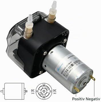 Kamoer KPK400 Peristaltic Pump 24V DC High Flow Liquid Metering Pump 360ml/min BPT Hose 4.8mm Inner Diameter x 8mm OD 3 Rotors