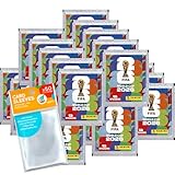 Bundle mit World Cup 2026 Sticker 25 Tüten + Exklusive Collect-it Hüllen (Eigenmarke Bundle)