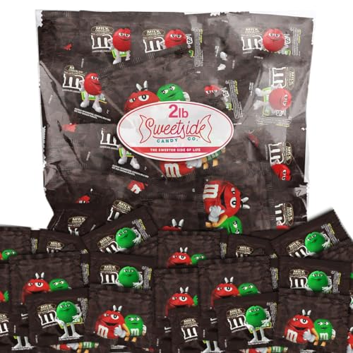 M&M’s Milk Chocolate Bundle – Chocolate Candy Bulk Pack of 2 Pounds – Fun Mix of Chocolate Treats – Candy Bulk of 70 CT – Perfect Individually Wrapped Candy For Parties