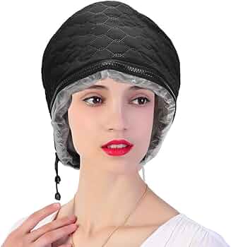 Amazon.co.jp: ヒートキャップ、ヘアトリートメントハット、加温