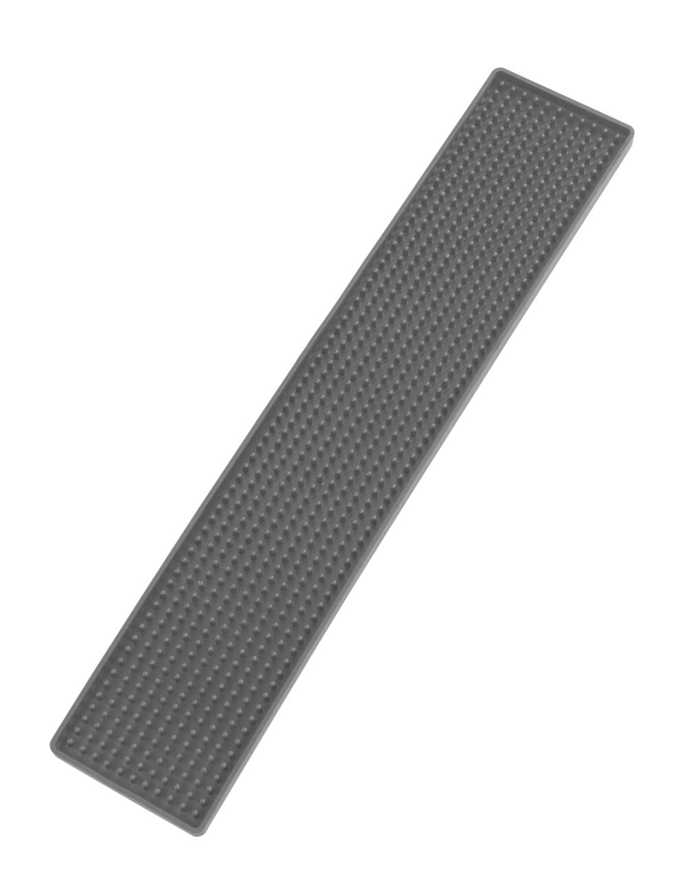 WENKO Dish Drying Mat Slim Grey 8 x 42 cm