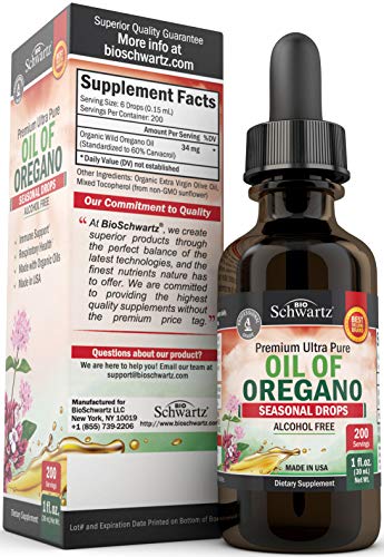 image for BioSchwartz Oregano Oil - Premium Ultra Pure Formula for Immune Suppor
