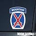 US Army 10th Mountain Division 1 SSI 6" Decal Sticker