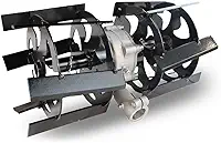 Enxada Rotativa Capinadeira Duraline Para Rocadeiras Tubo 26Mm Eixo 7Mm X 7 Area Trabalho 35Cm - Use