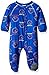 NCAA Newborn Boys Sleepwear All Over Print Zip Up Coveralls