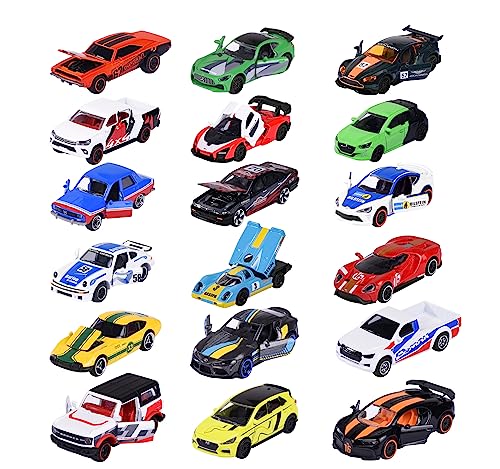 Majorette - Racing Cars - Petites voitures aléatoires très détaillées à l'échelle 1/64 (7,5...